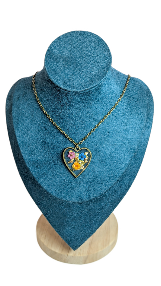 Collier Triolet de Myosotis