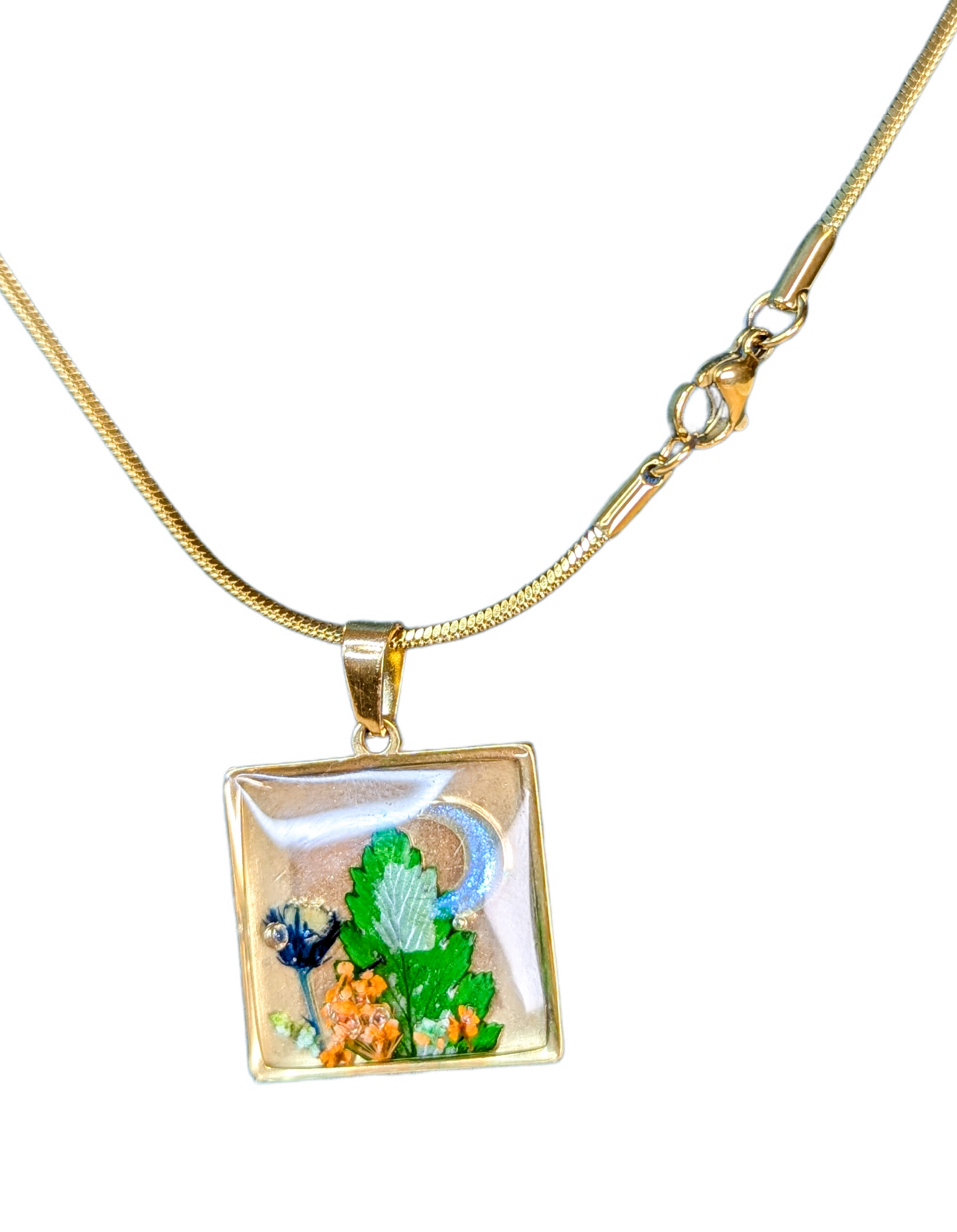 Collier Paysage Sage Nuit