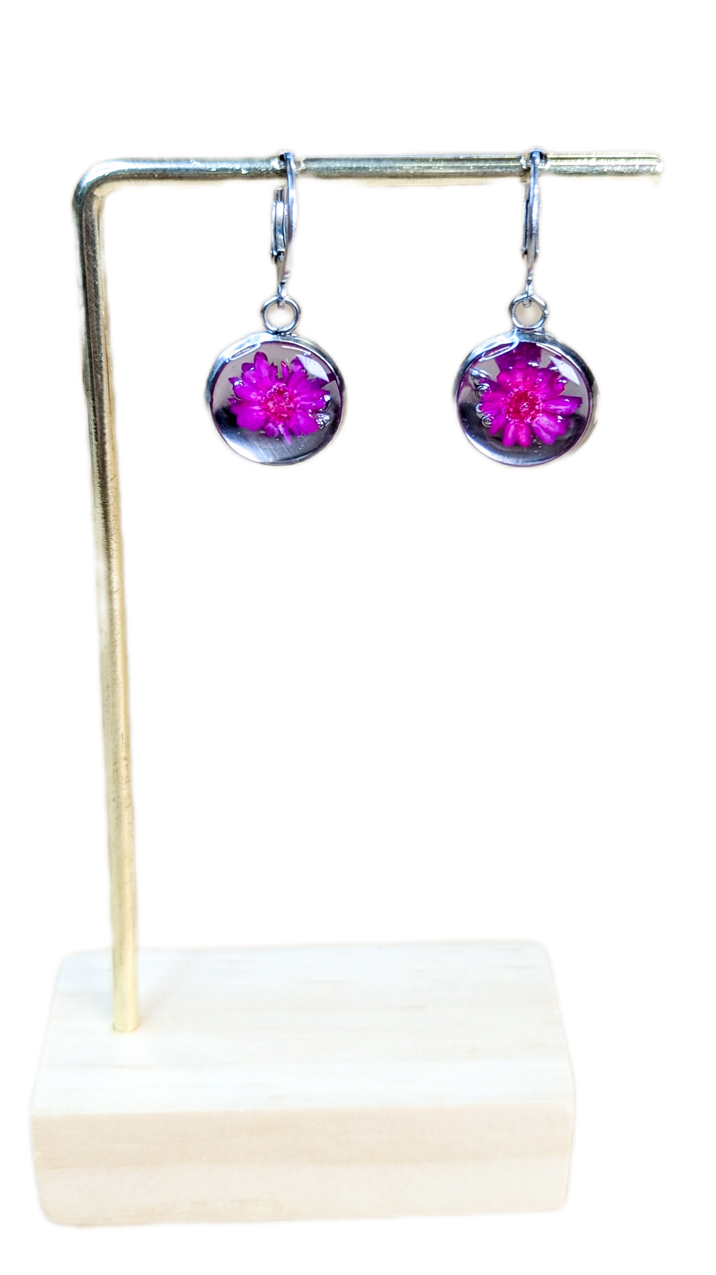 Boucles d'oreilles Fushia Lala