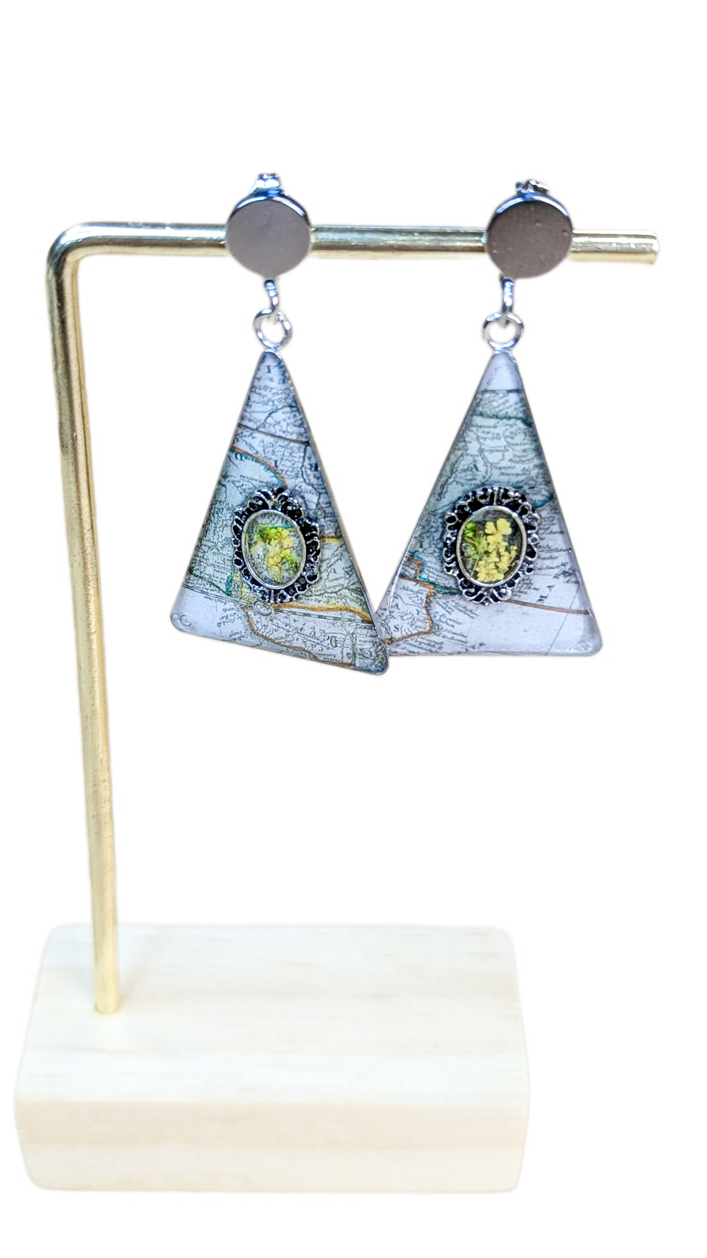Boucles d'oreilles Cartographie sensible