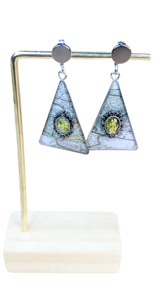 Boucles d'oreilles Cartographie sensible