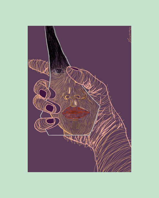 Illustration Fragment Violet