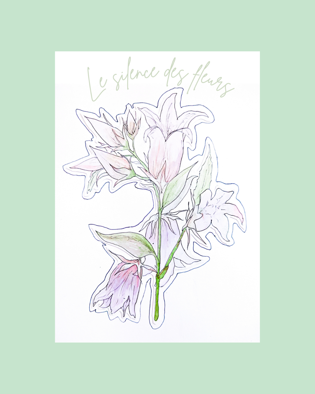Illustration Le Silence des fleurs