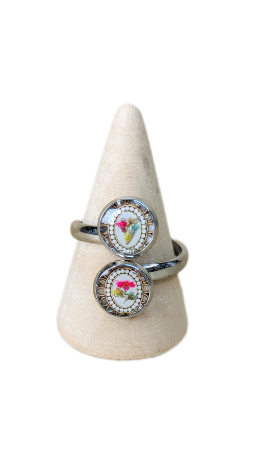 Bague La délicatesse d'un naperon d'Auvergne