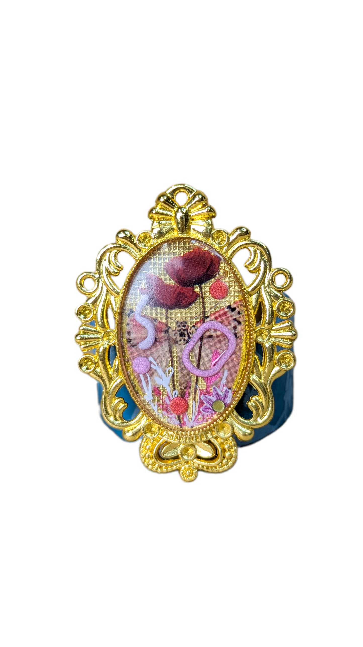 Broche tohubohu de Coquelicots