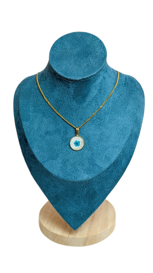 Collier Timbre Postal Contre L'oubli