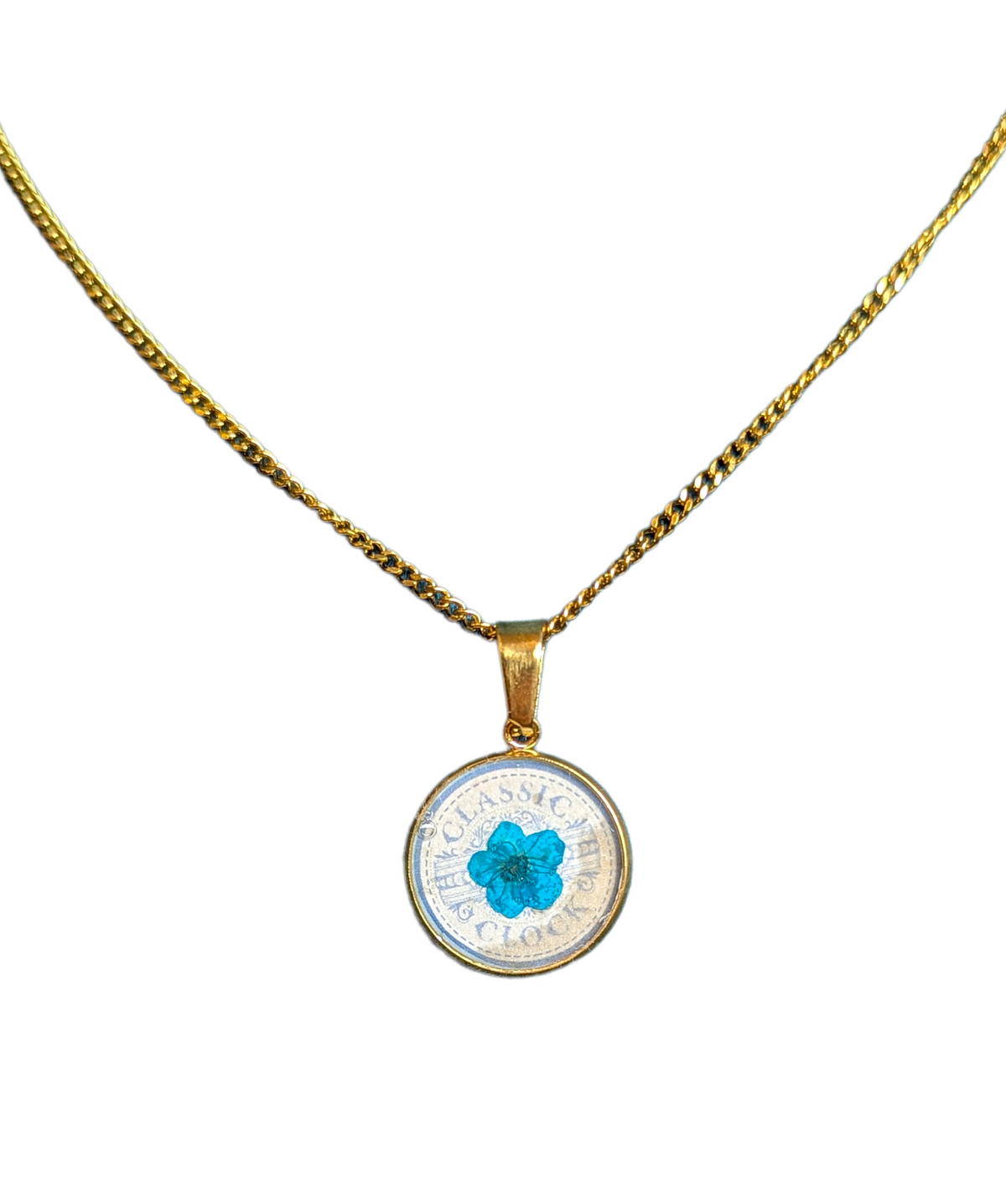 Collier Timbre Postal Contre L'oubli