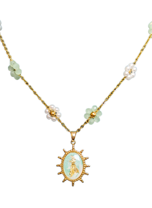 Collier Joyaux des nuages du ciel Inka