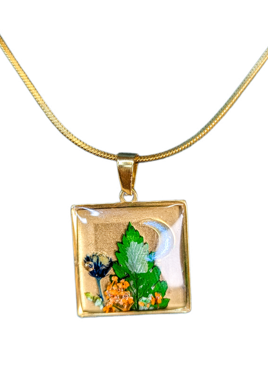 Collier Paysage Sage Nuit