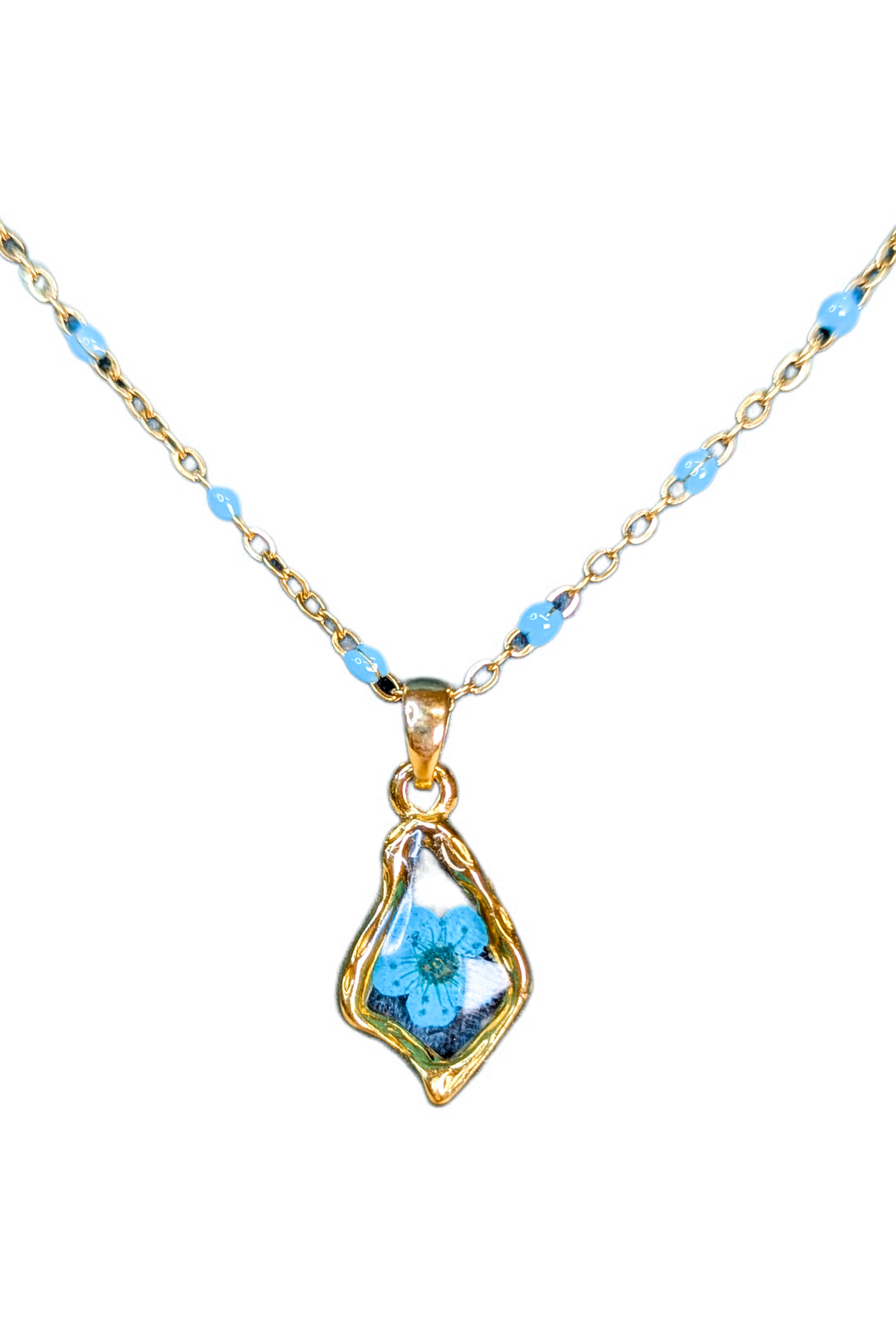Collier Myosotis des lacs de montagne