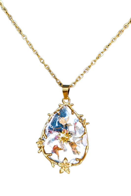 Collier Parsemer des éclats du soleil couchant