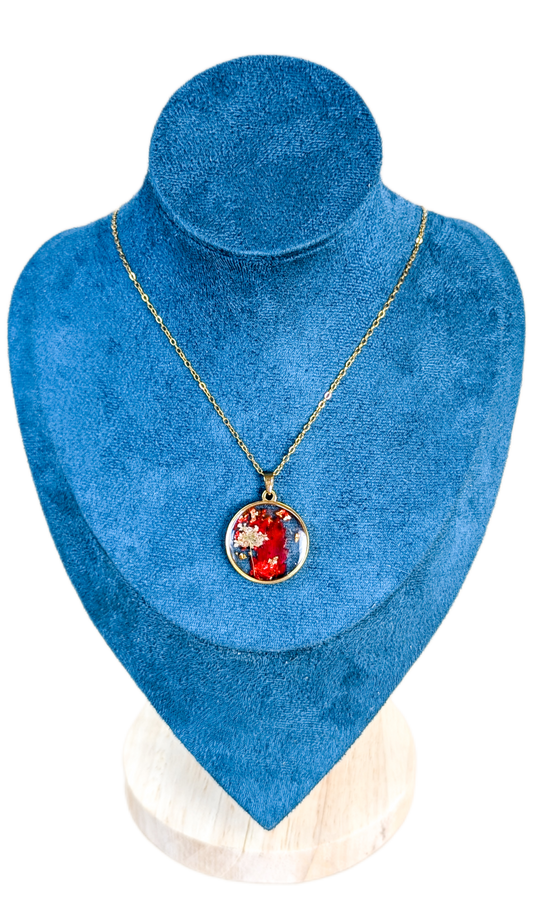 Collier Forêt Rouge