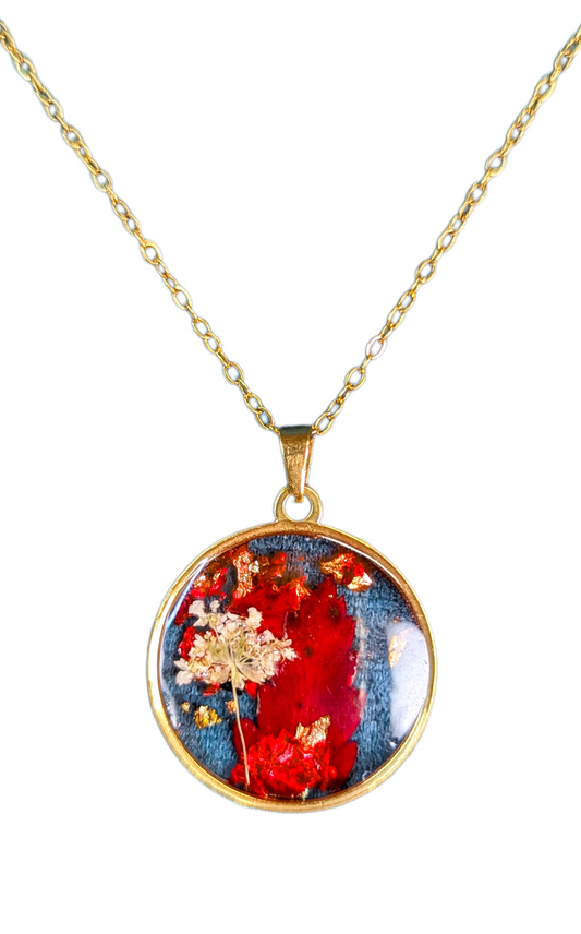 Collier Forêt Rouge