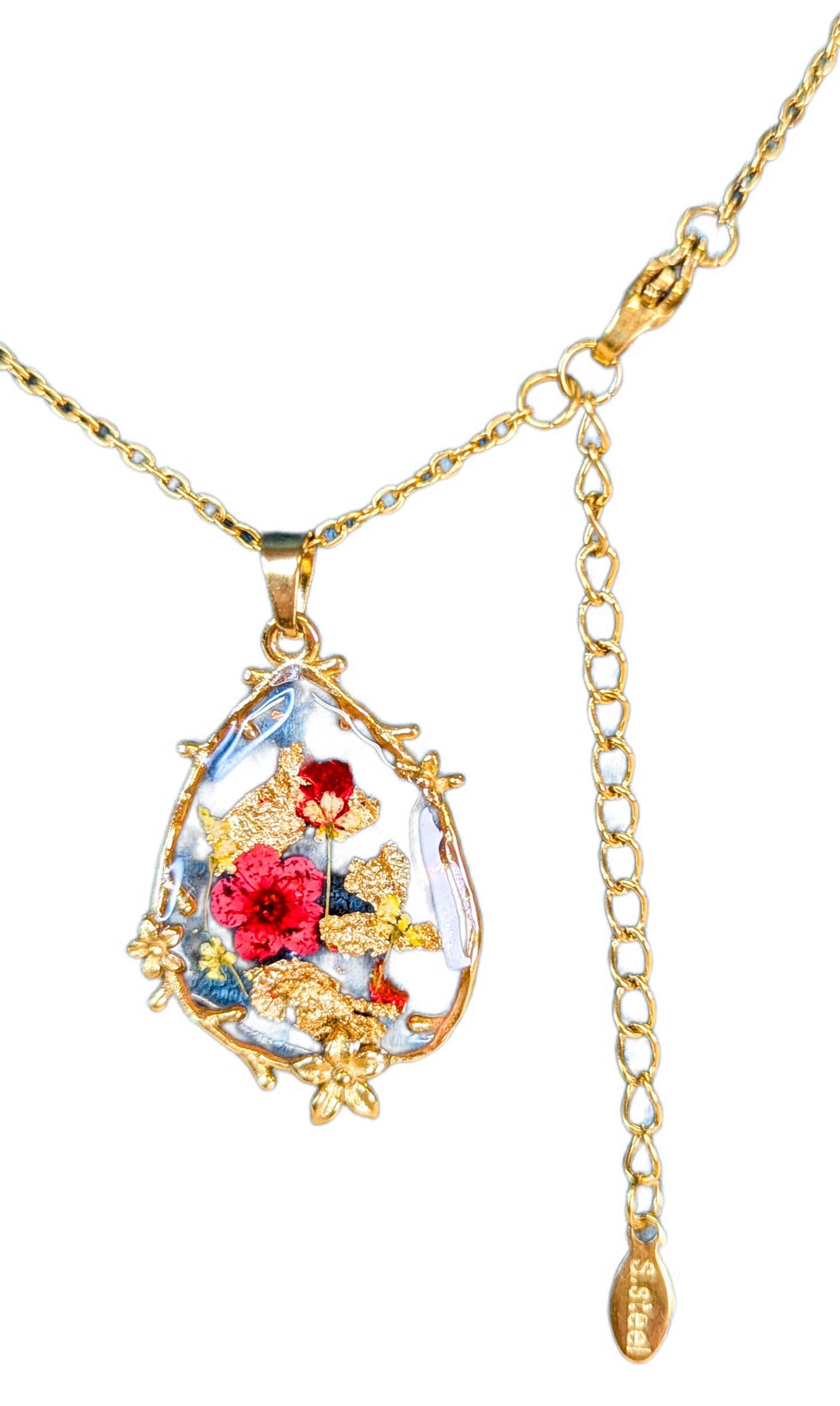 Collier Myosotis du RougeGorge