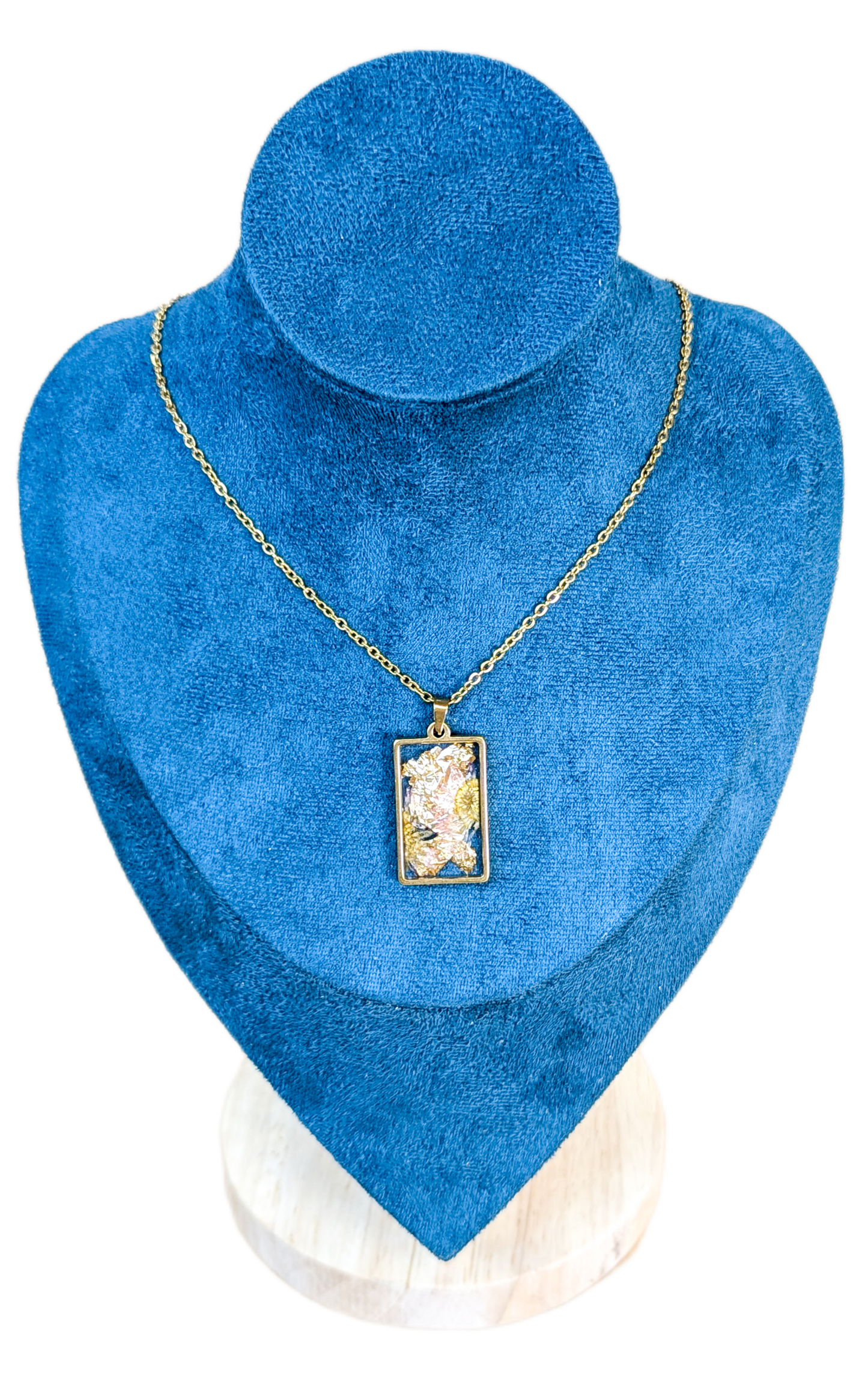 Collier Formol Formel des Marguerites Sauvages