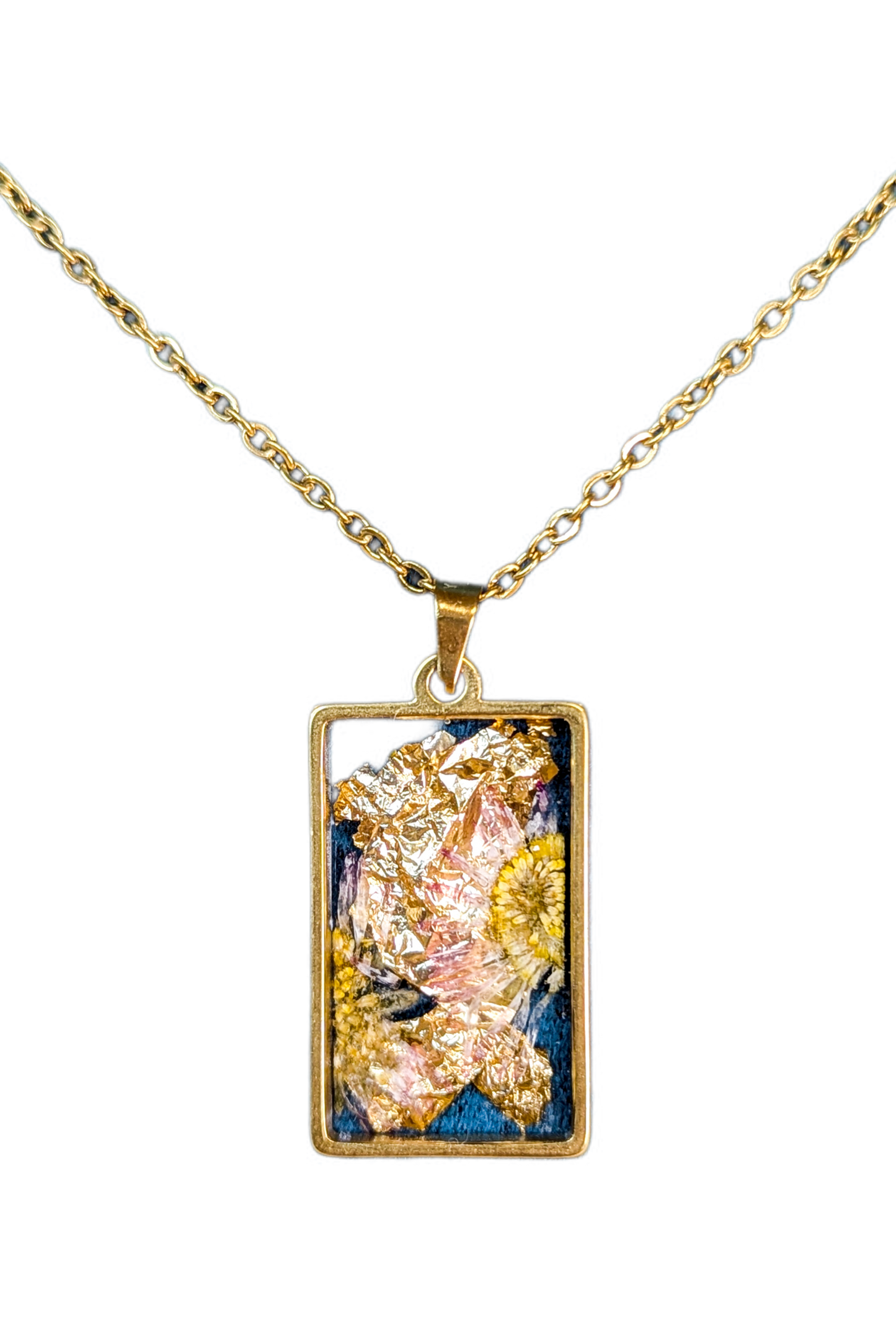 Collier Formol Formel des Marguerites Sauvages