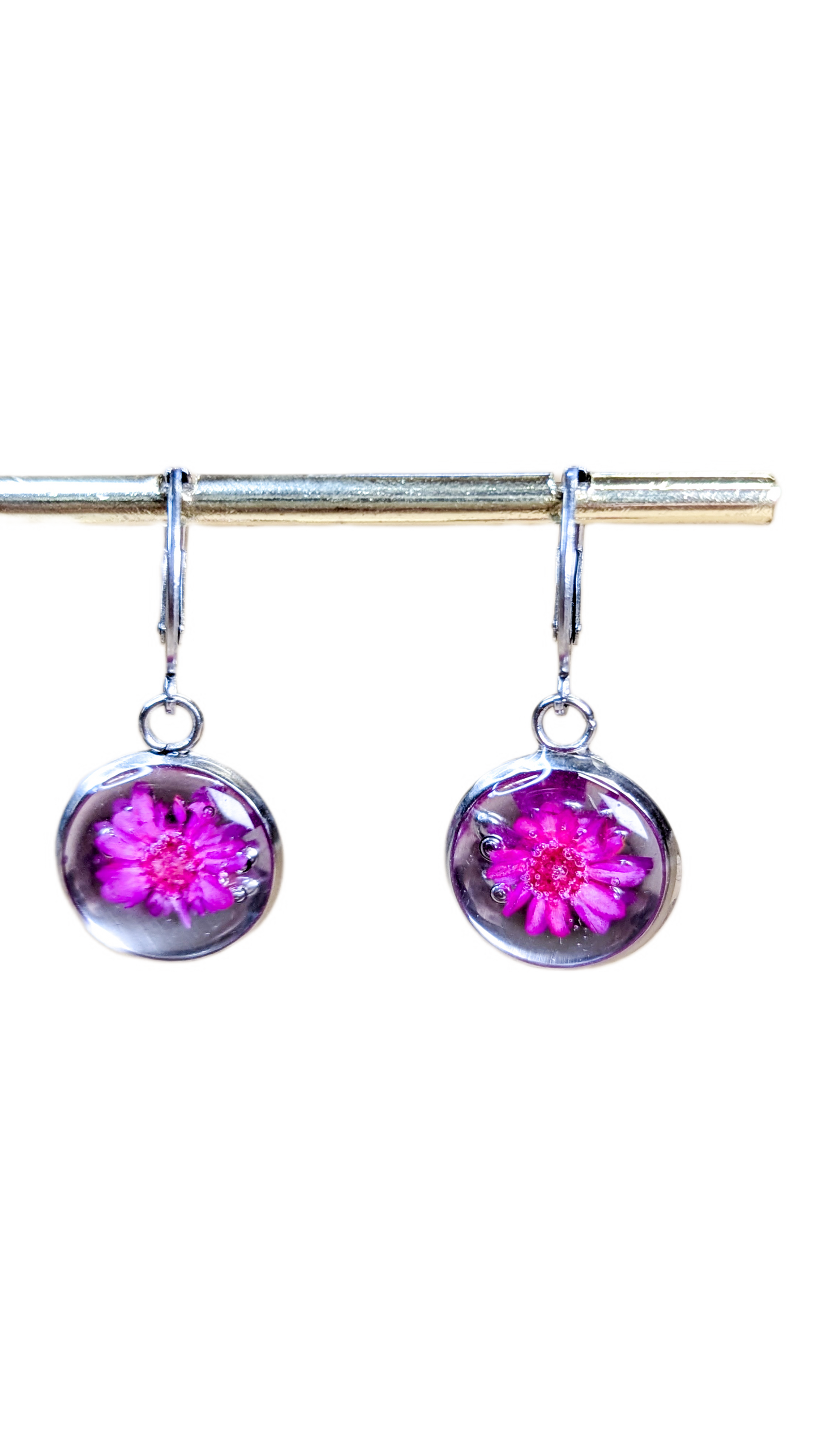 Boucles d'oreilles Fushia Lala