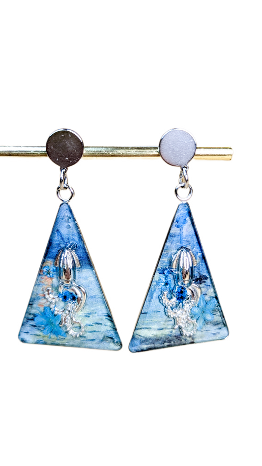 Boucles d'oreilles Océan Soleil Couchant