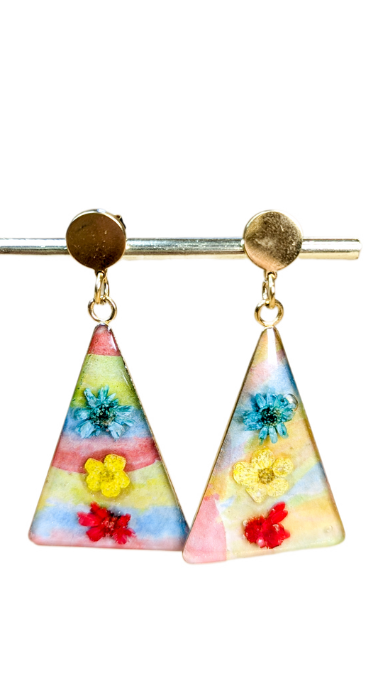 Boucles d'oreilles Journée au Cirque de la couleur