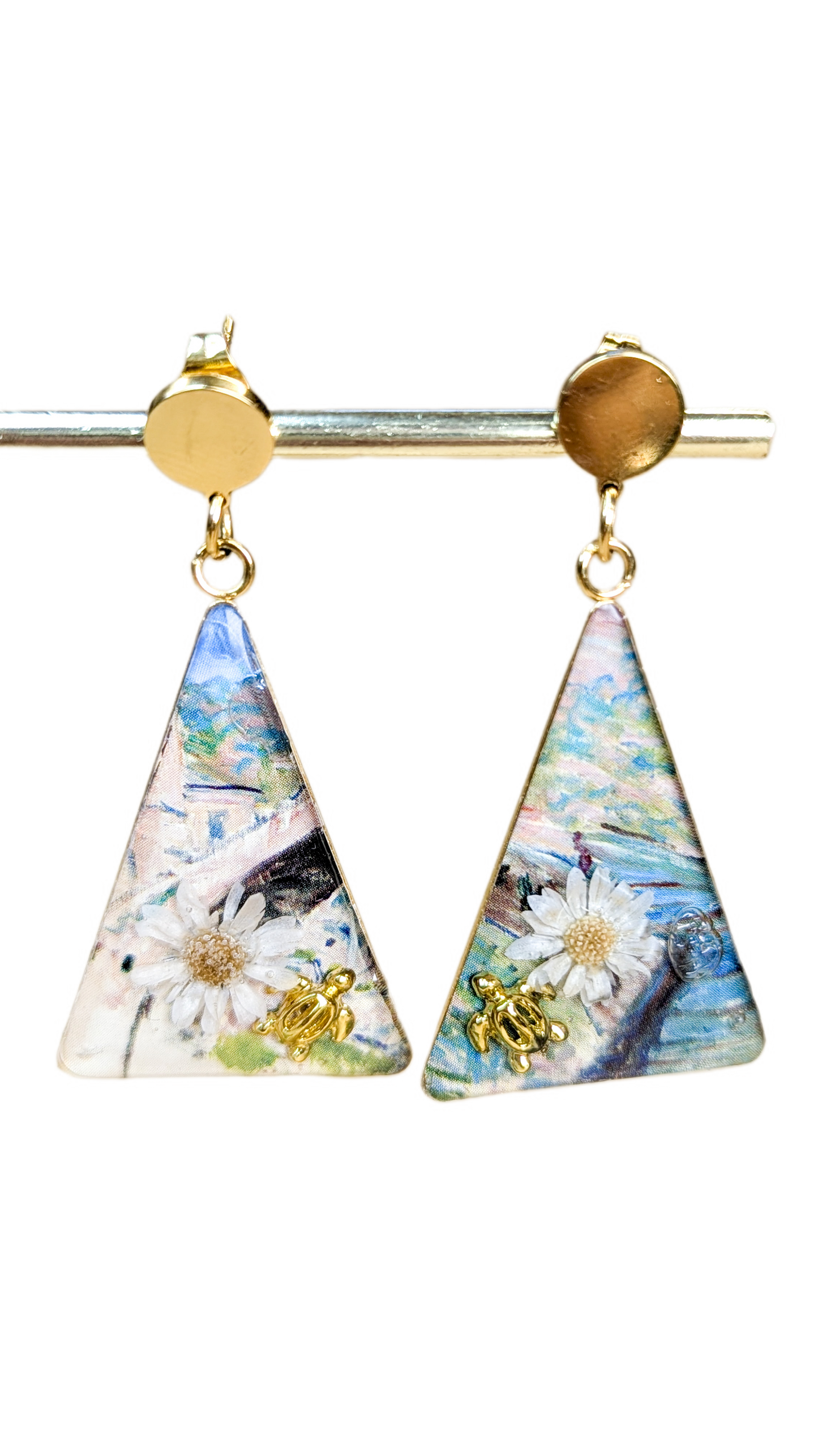 Boucles d'oreilles Douce Journée au coin de l'eau