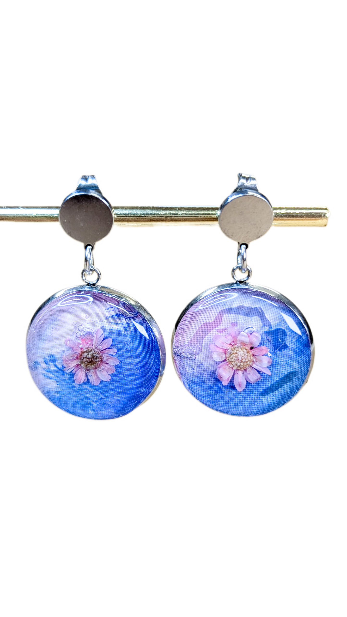 Boucles d'oreilles Flotte au grès du Vent