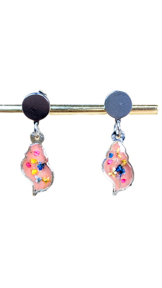 Boucles d'oreilles Sechelles Seashell