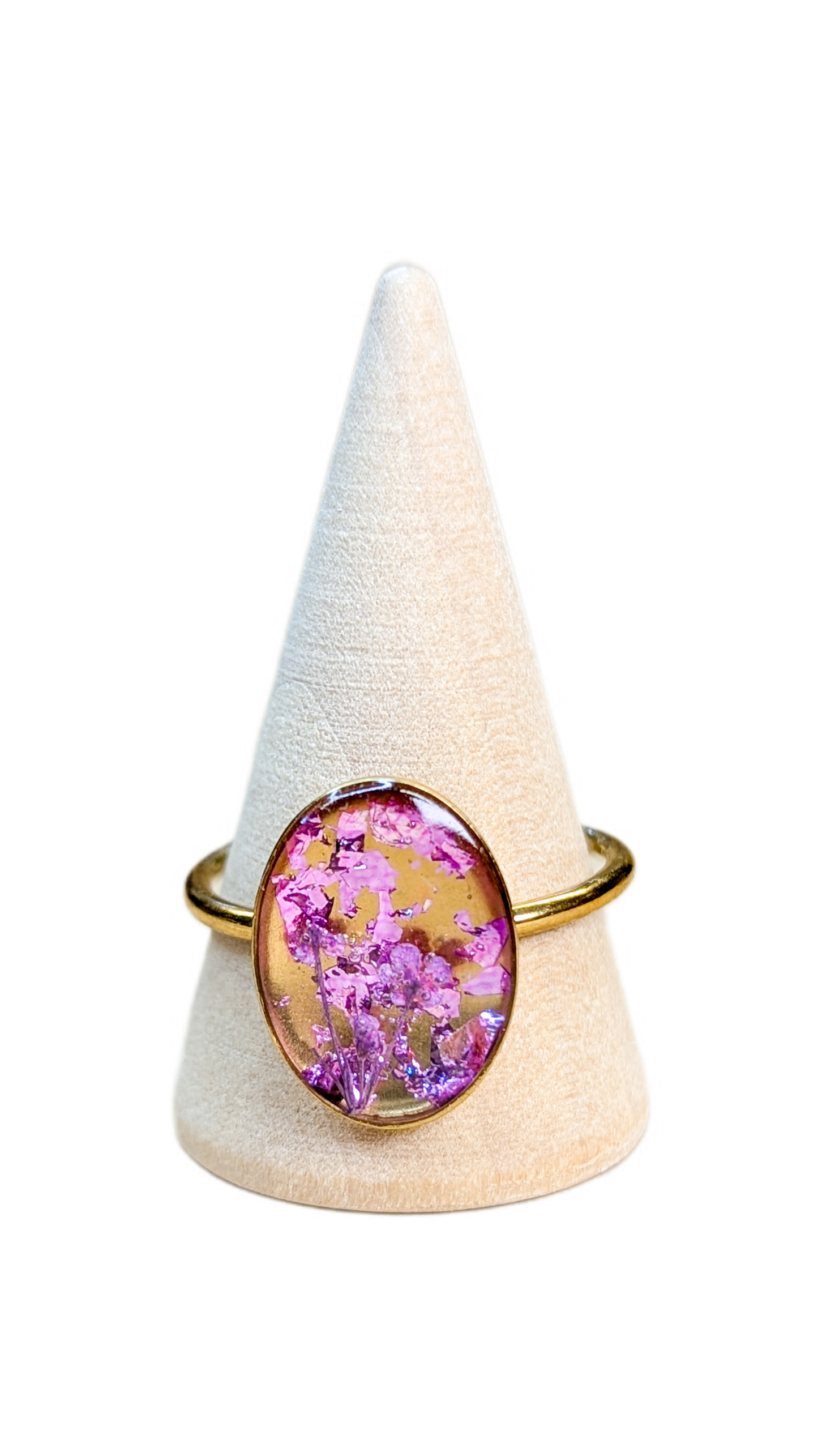 Bague Mauve et Brouillard d'Éclats