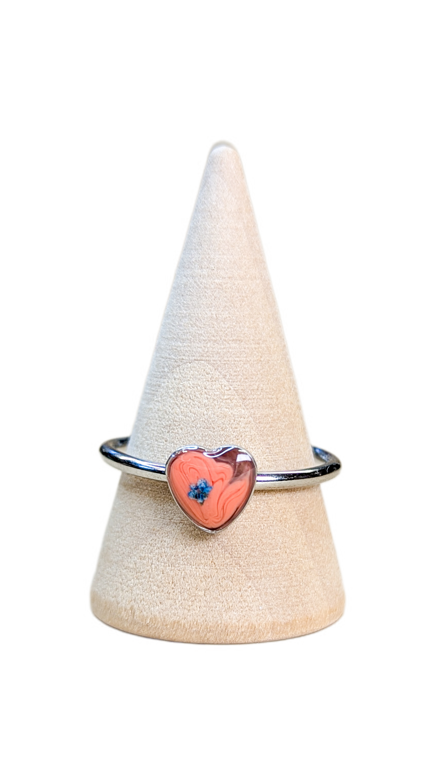 Bague Un pétale au Cœur