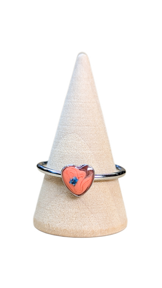 Bague Un pétale au Cœur