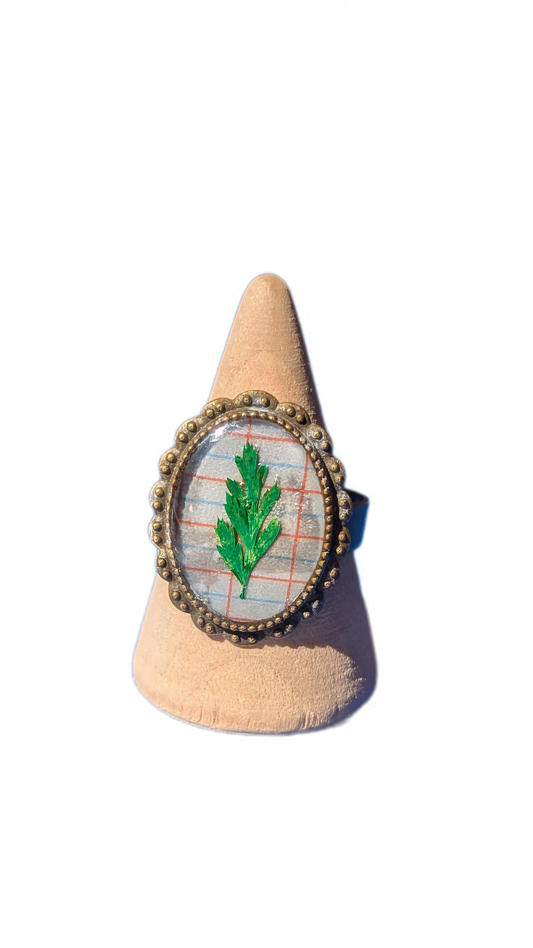 Bague Herbier