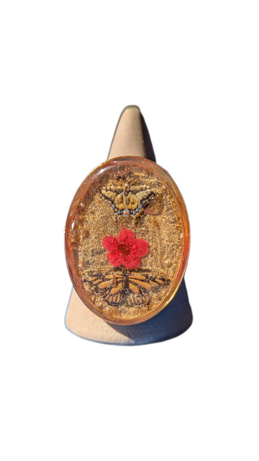 Bague Papillonement