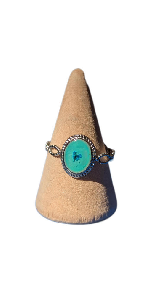 Bague Fleur dans la piscine